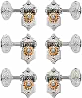 Waverly チューニングマシンセット 4063 Amazon.com: Waverly Guitar Tuners with Engraved Knobs for